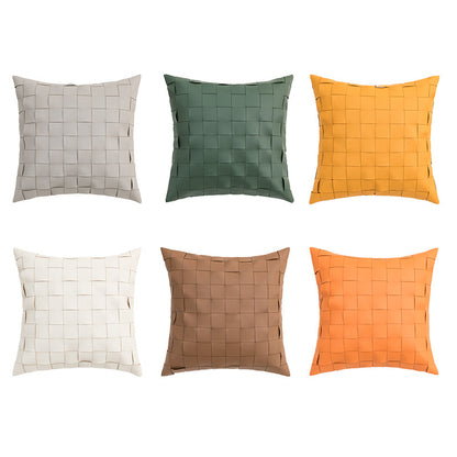 Nordic Instagram Style Geometric PU Stereo Cushion Cover