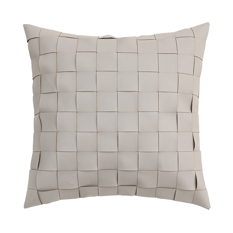 Nordic Instagram Style Geometric PU Stereo Cushion Cover