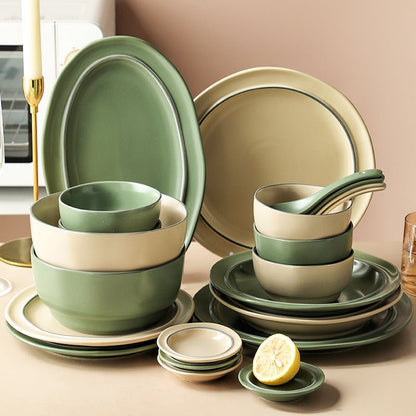 Serendipity Dinnerware Set (Set of 12 plates)