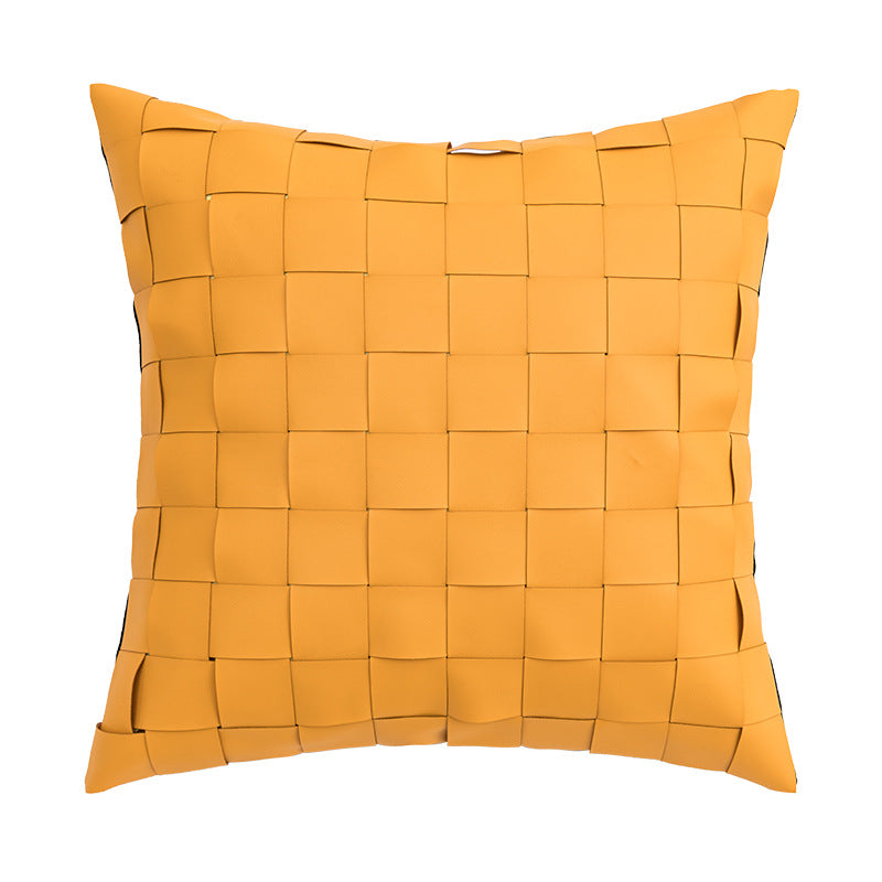 Nordic Instagram Style Geometric PU Stereo Cushion Cover