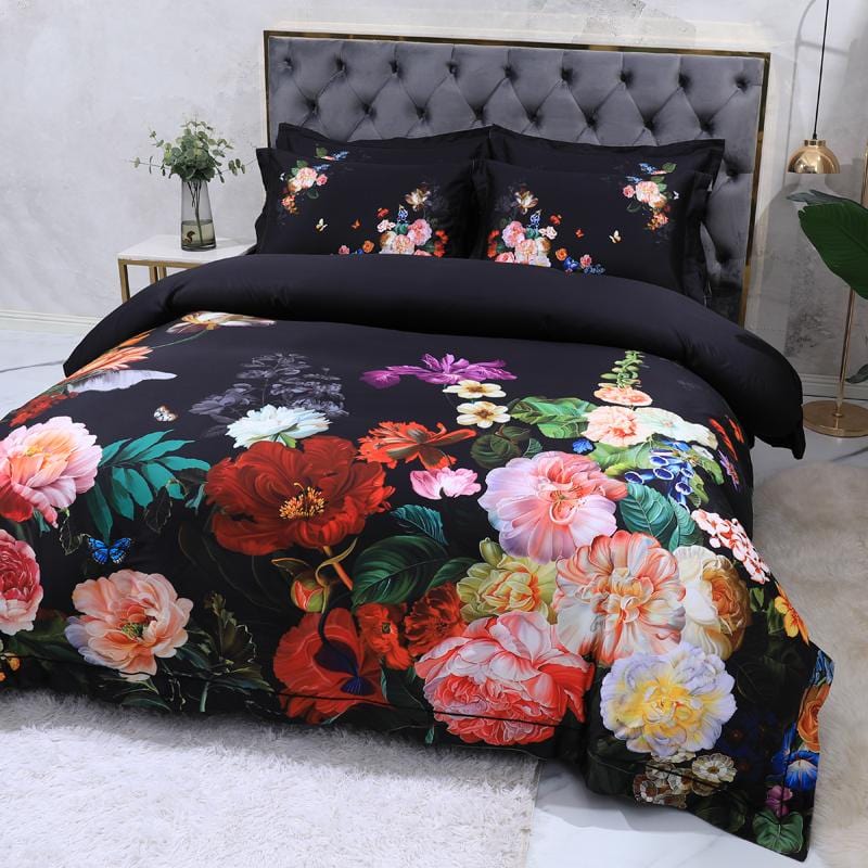 Fleur Beaucoup Duvet Cover Set (Egyptian Cotton)