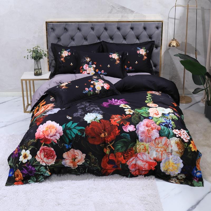 Fleur Beaucoup Duvet Cover Set (Egyptian Cotton)