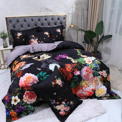 Fleur Beaucoup Duvet Cover Set (Egyptian Cotton)