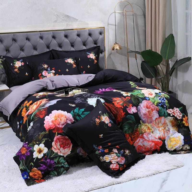 Fleur Beaucoup Duvet Cover Set (Egyptian Cotton)