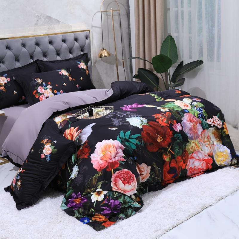 Fleur Beaucoup Duvet Cover Set (Egyptian Cotton)