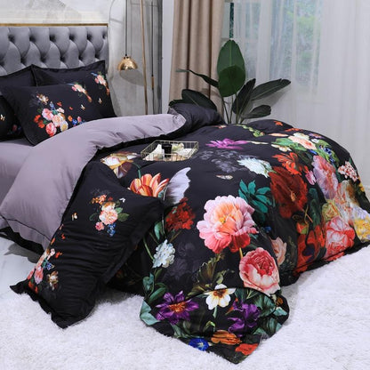 Fleur Beaucoup Duvet Cover Set (Egyptian Cotton)