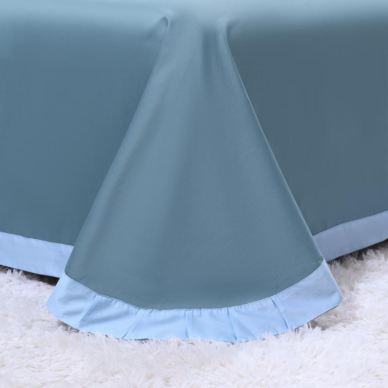 Blue Solaire Duvet Cover Set (Egyptian Cotton)