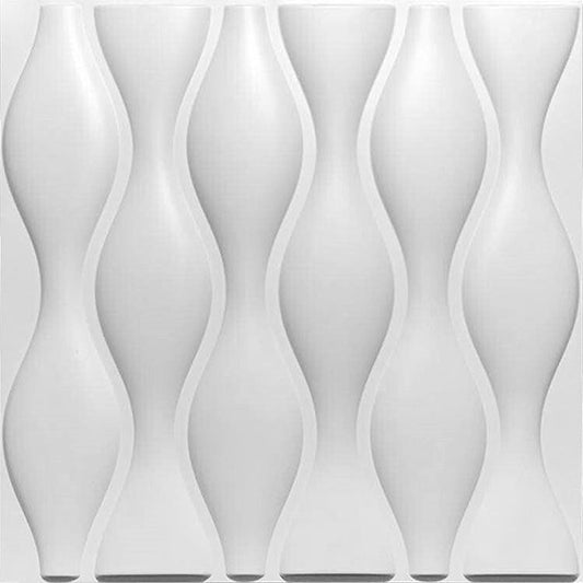 Vertical Wave PVC Wall Panel (Set of 12)