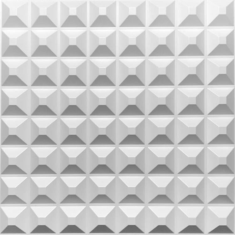 Squared PVC Wall Panel (Set of 12)