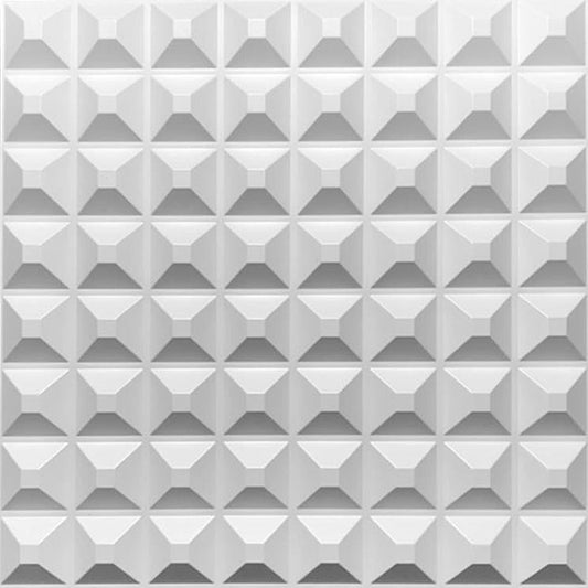 Squared PVC Wall Panel (Set of 12)