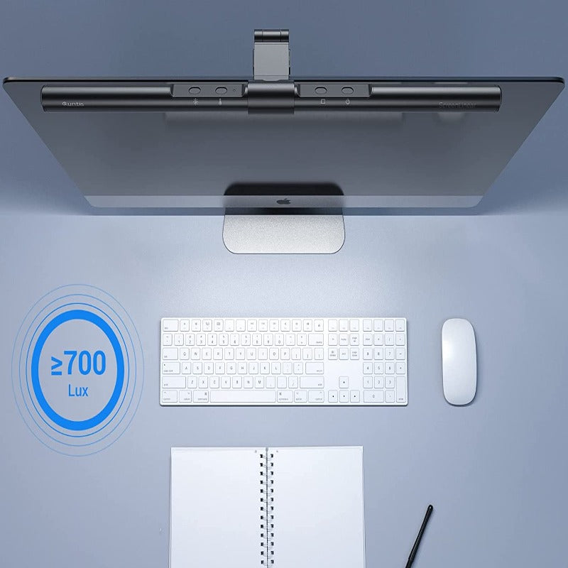 Computer Monitor Lamp, Screen Monitor Light Bar For Eye Caring, E-Reading LED Task Lamp With Auto-Dimming, Dimmable Lamp Bar, Touch Control, No Screen Glare Space Saving Home Office Desk Lamps