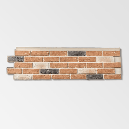 Faux Magma Brick Wall Panel