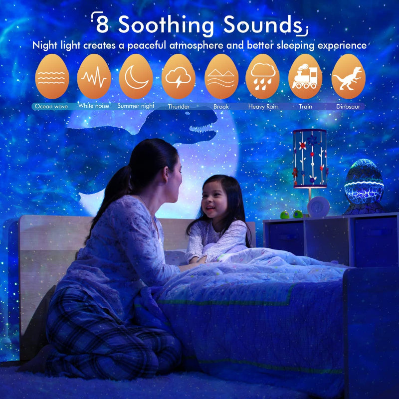 Star Projector, Galaxy Projector for Bedroom, Remote Control & White Noise Bluetooth Speaker