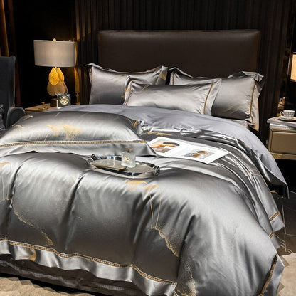 Golden Mist Duvet Cover Set (Egyptian Cotton)