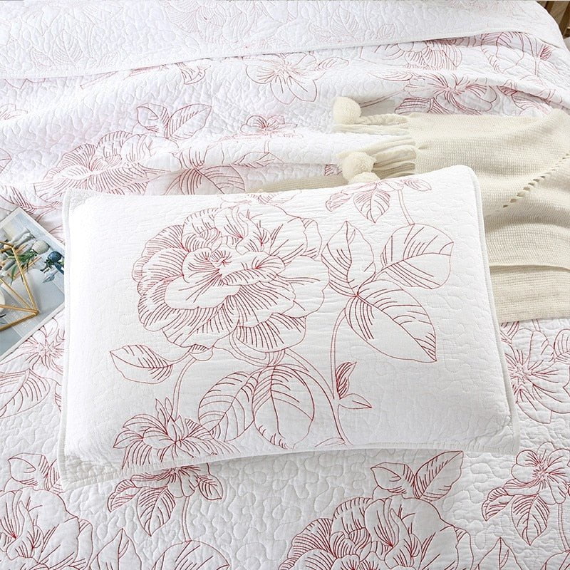 Amberly Floral Coverlet Set