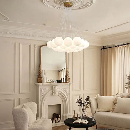 Glass Cloud Chandelier