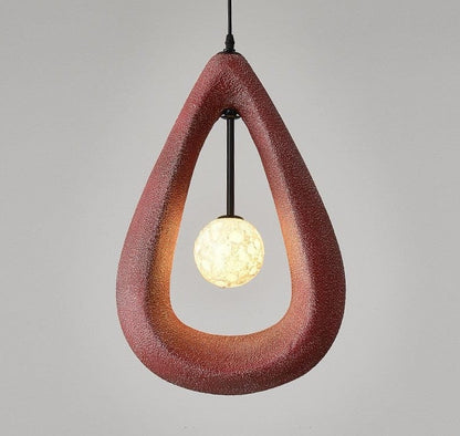 Hollow Triangle Wabi Sabi Pendant Light