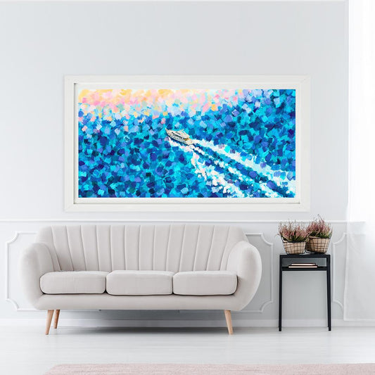 Sailing Yacht Stretched Canvas