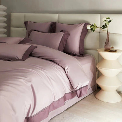 Mystique Mauve Duvet Cover Set (Egyptian Cotton)