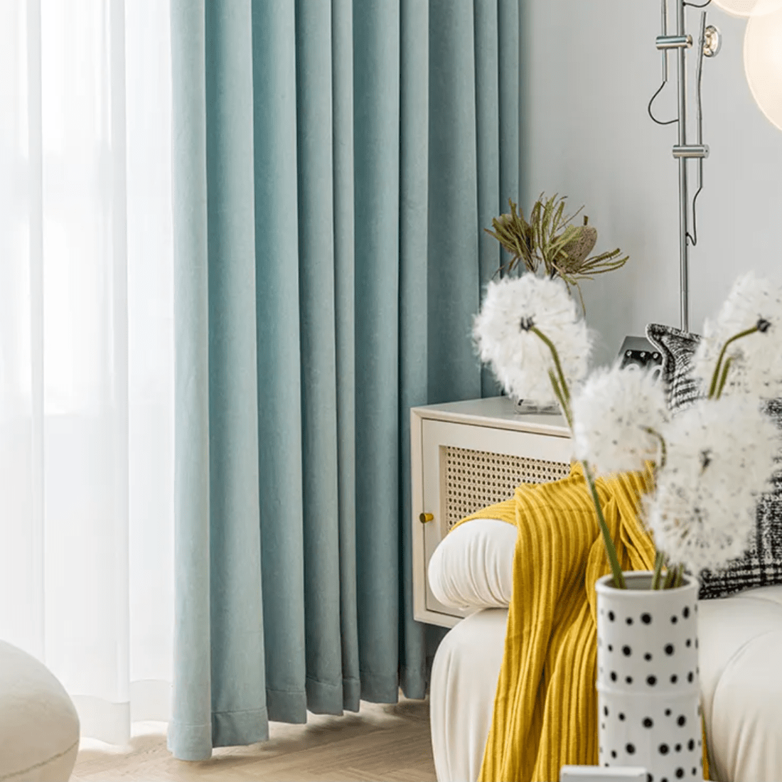 Serene Dreamscape Blackout Drapes