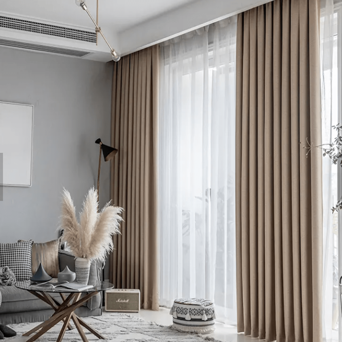 Earthen Hues Blackout Drapes