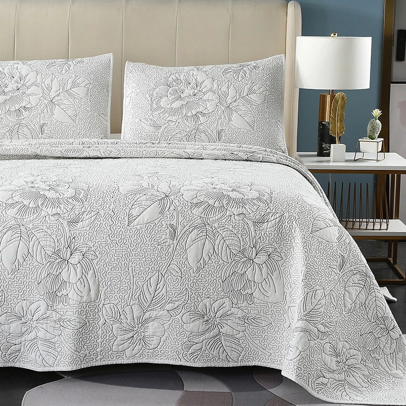 Amberly Floral Coverlet Set