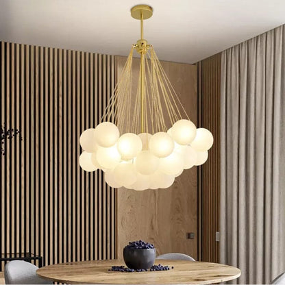 Glass Cloud Chandelier