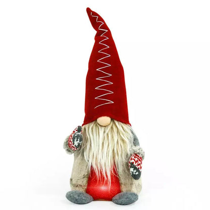 Christmas Lighted Sitting Gnome (Set of 2)