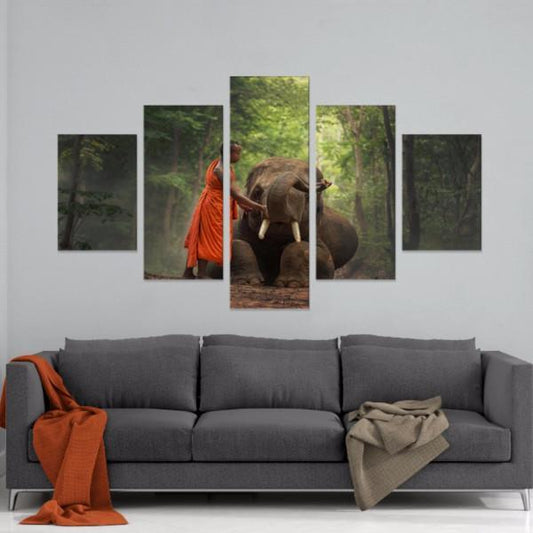 ELEPHANT FRIENDSHIP CANVAS