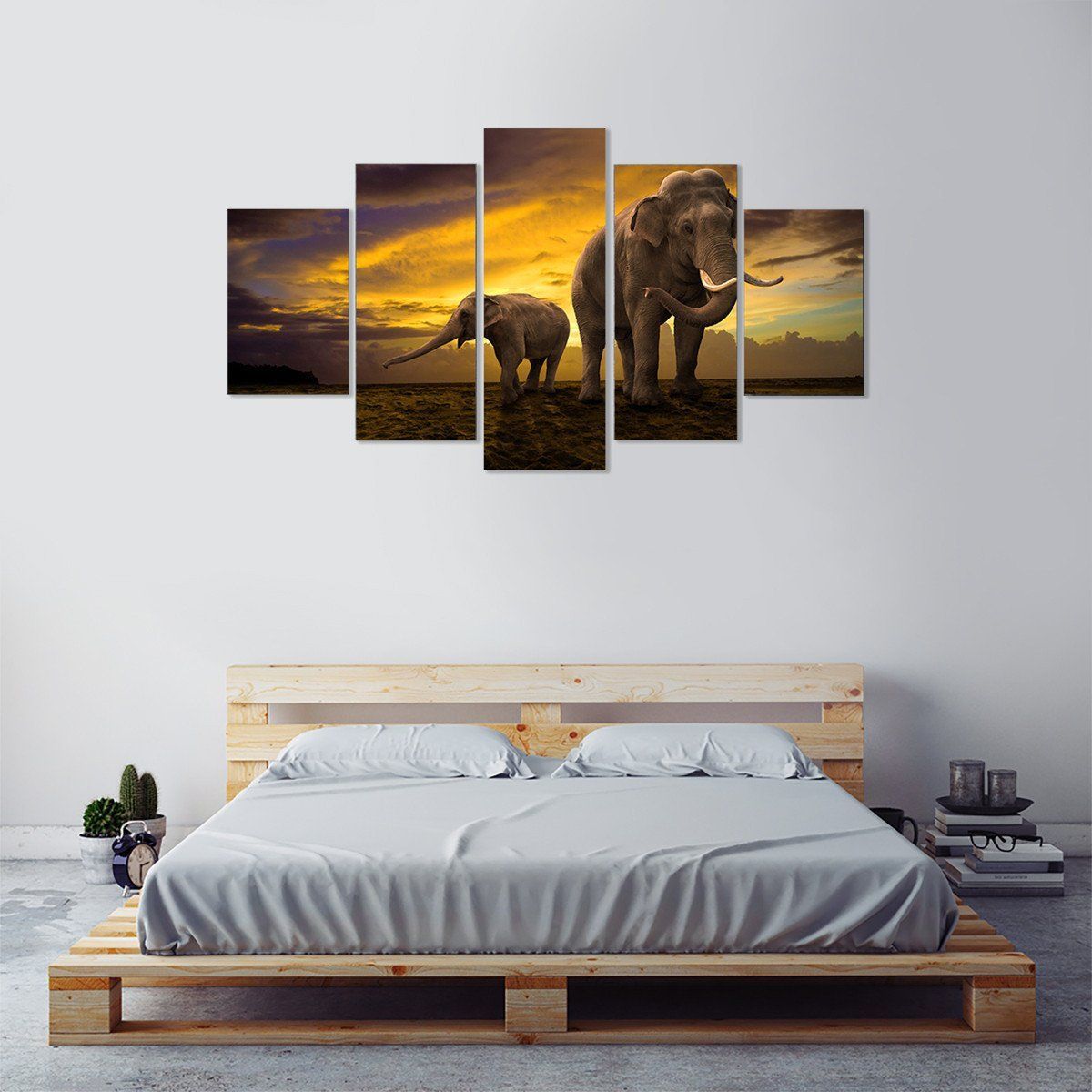 MAJESTIC ELEPHANTS CANVAS