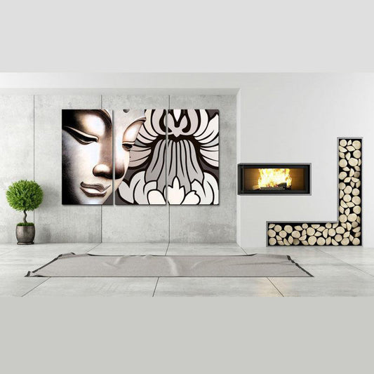 ABSTRACT BUDDHISM CANVAS