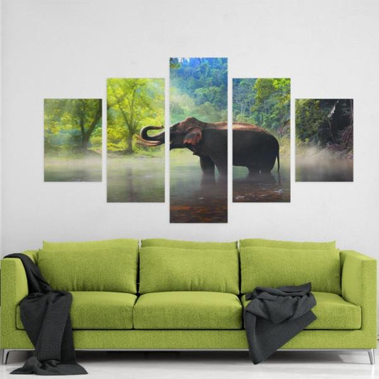 COLORFUL ELEPHANT CANVAS