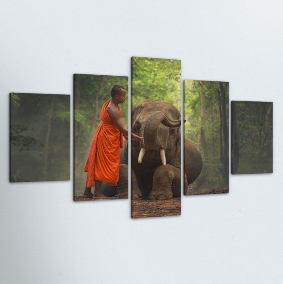 ELEPHANT FRIENDSHIP CANVAS