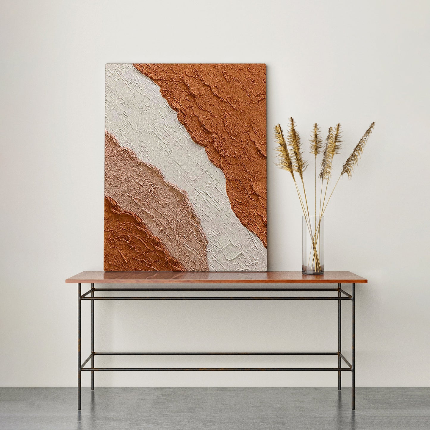 Terracotta Textured Wall Art