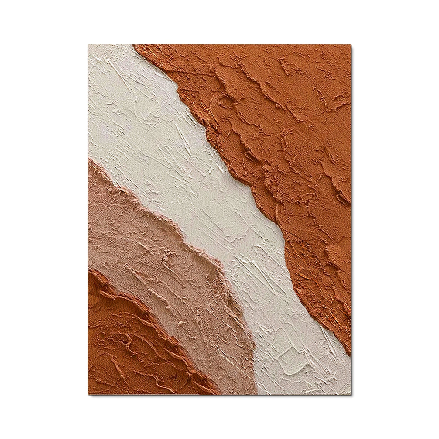 Terracotta Textured Wall Art