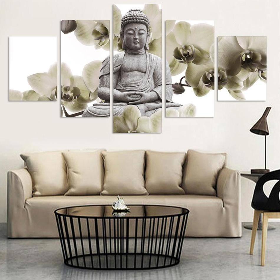 ORCHID BUDDHA CANVAS