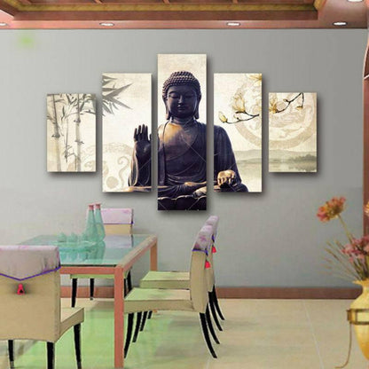 BUDDHA STATUE CANVAS