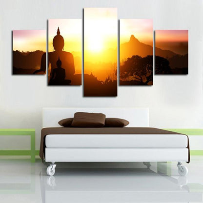 SUNSET BUDDHA CANVAS