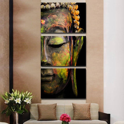 3 PCS BUDDHA CANVAS