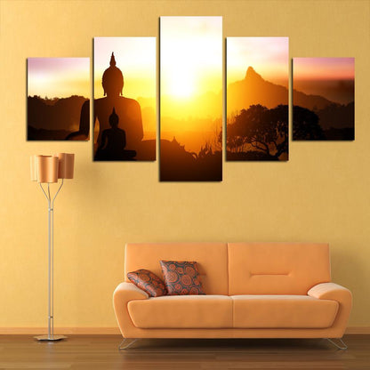 SUNSET BUDDHA CANVAS