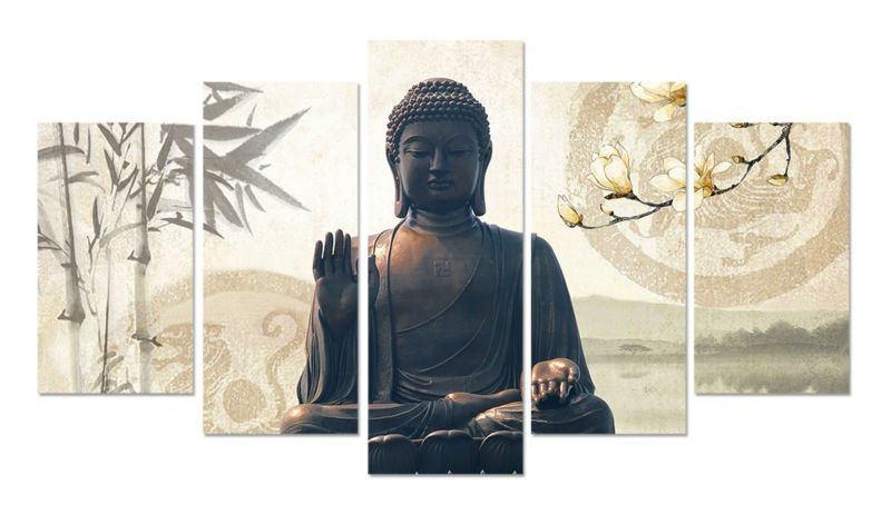 BUDDHA STATUE CANVAS