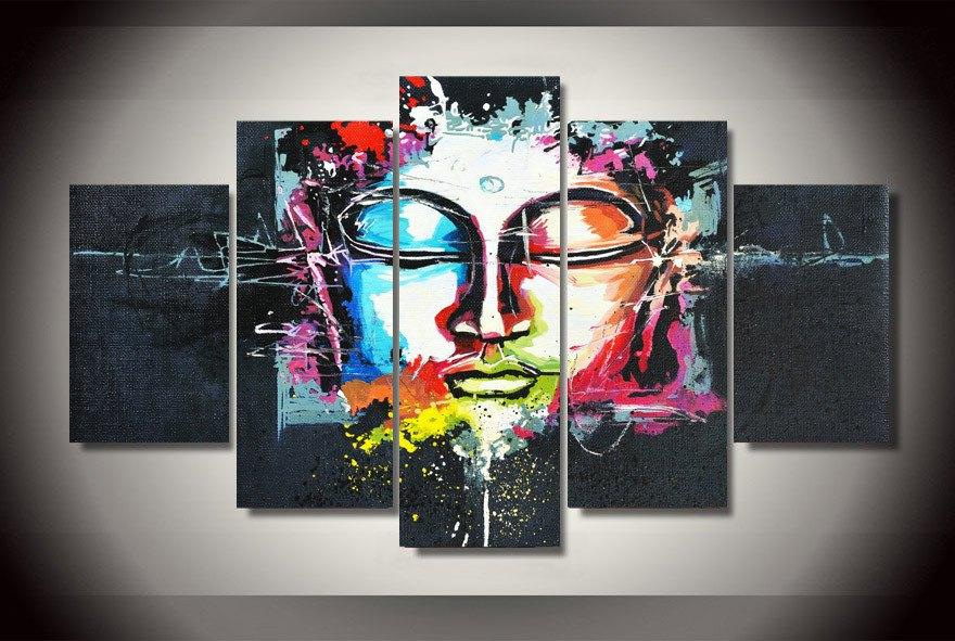 ABSTRACT BUDDHA CANVAS