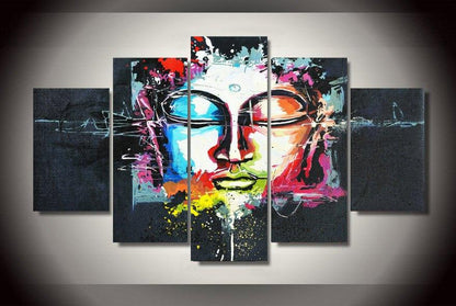 ABSTRACT BUDDHA CANVAS