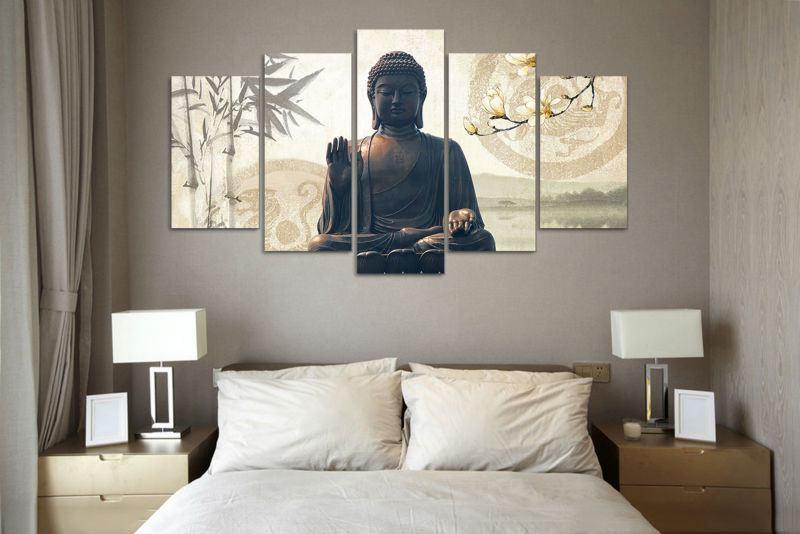 BUDDHA STATUE CANVAS