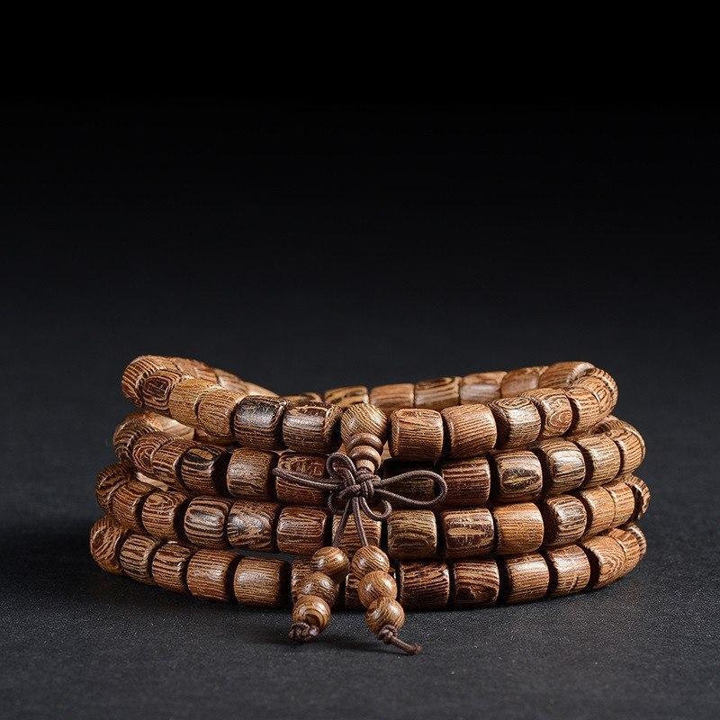 108 TIBETAN SANDALWOOD MALA BRACELET