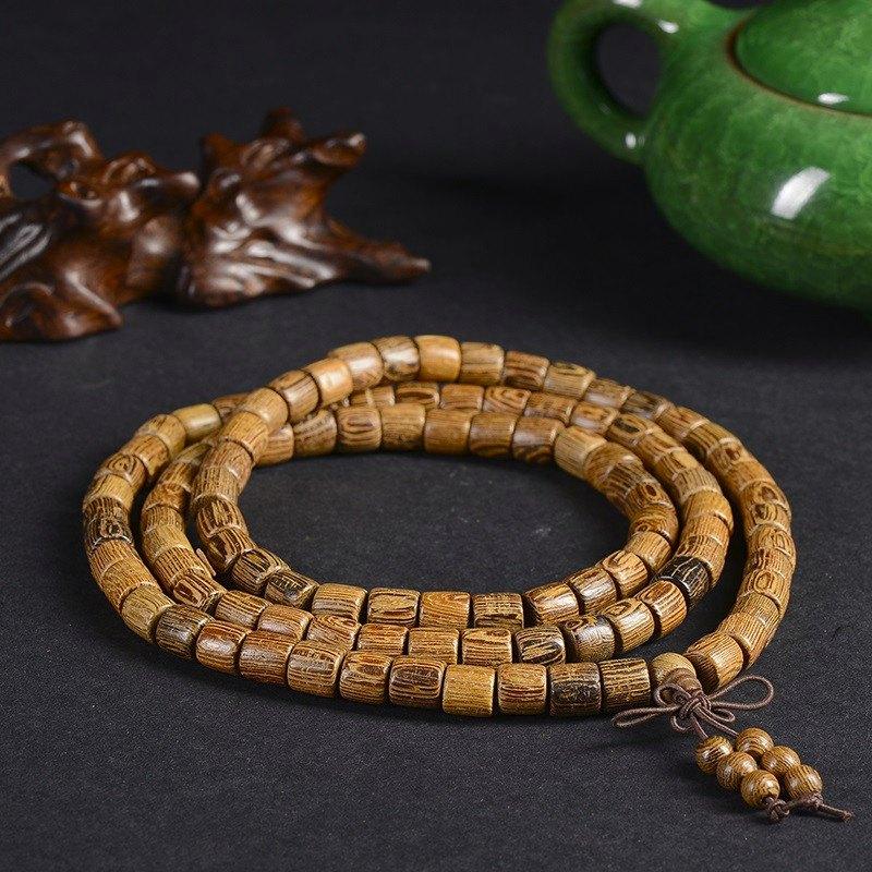 108 TIBETAN SANDALWOOD MALA BRACELET