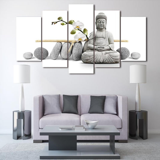 STONE BUDDHA CANVAS