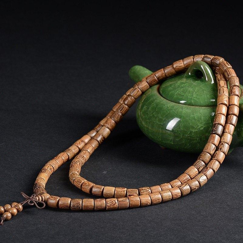 108 TIBETAN SANDALWOOD MALA BRACELET