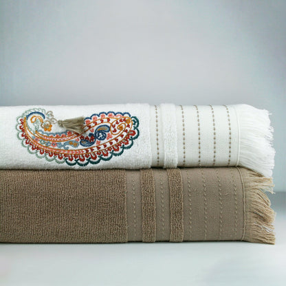 Cappuccino Turkish Hammam Towel