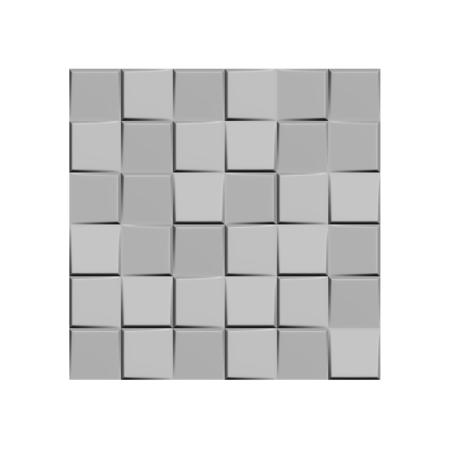 Ubiquitous Square 3D Wall Panel